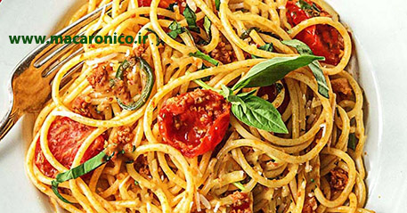 انواع ماکارونی رشته ای اسپاگتی